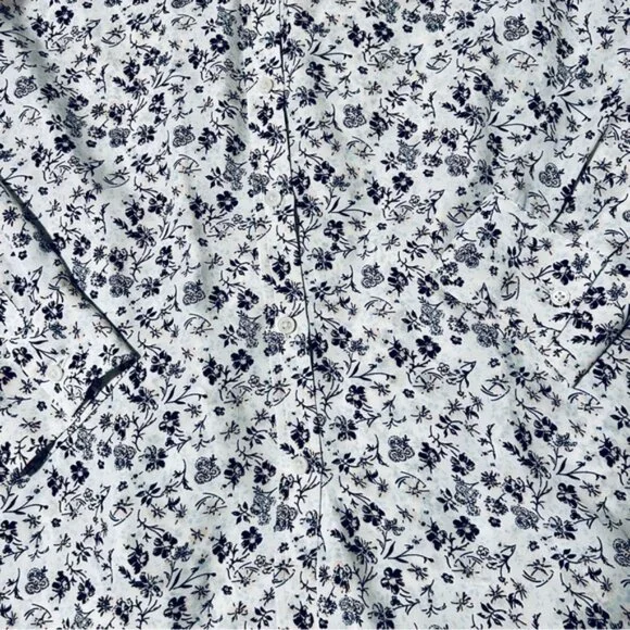 Banana Republic Dillon Classic Fit Floral Button Down Blouse - Picture 5 of 6